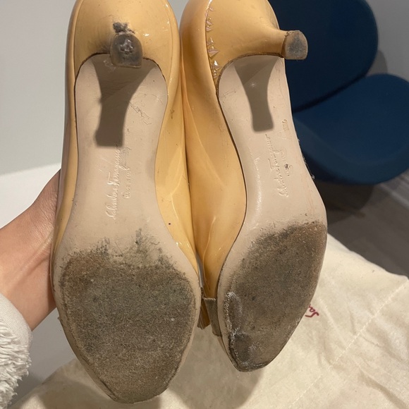 Salvatore Ferragamo Pink Kitten Heels - Picture 2 of 4